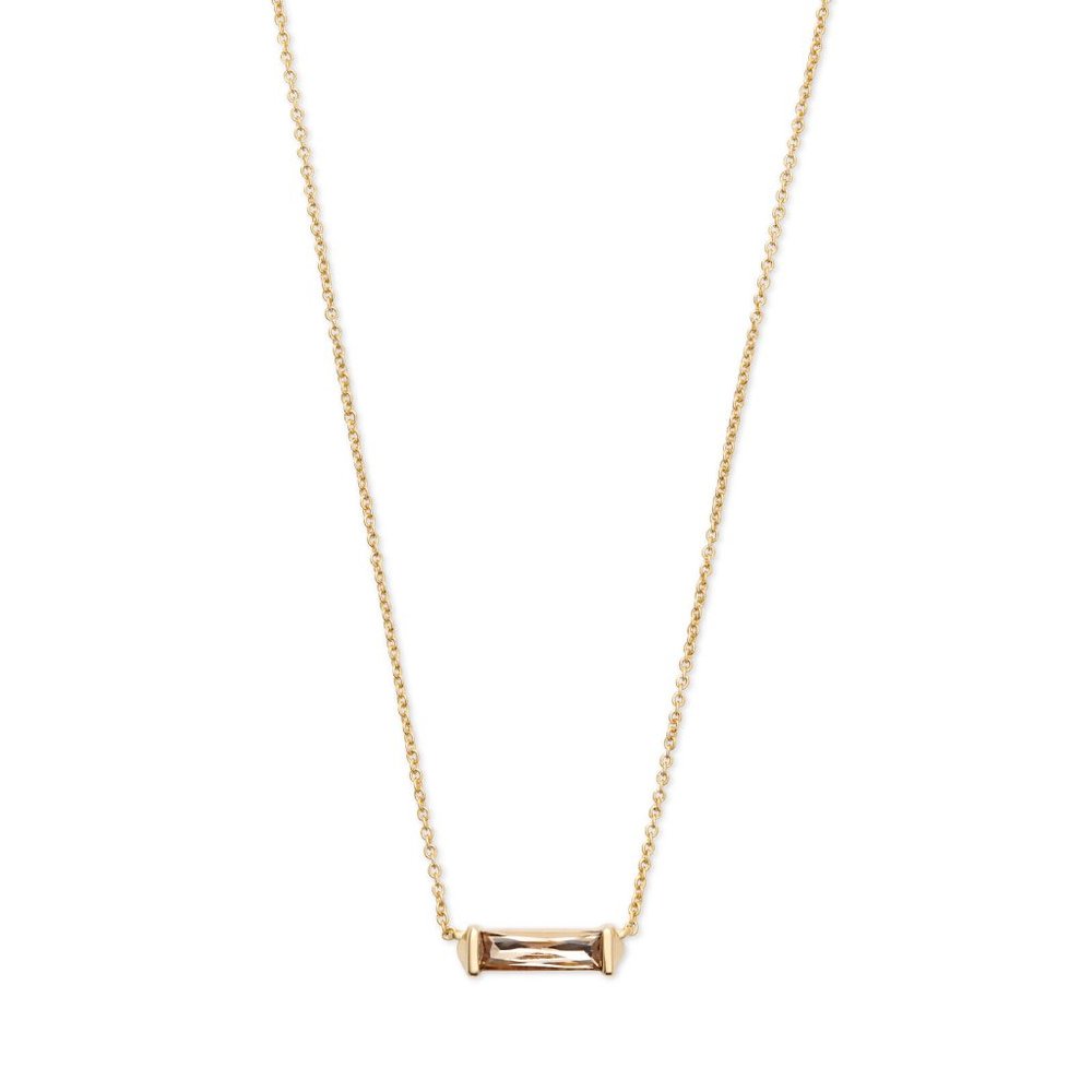 Kendra Scott Rufus Pendant Necklace -Smoky Crystal